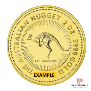 2 OZ AUSTRALIAN GOLD KANGAROO Obverse product photo