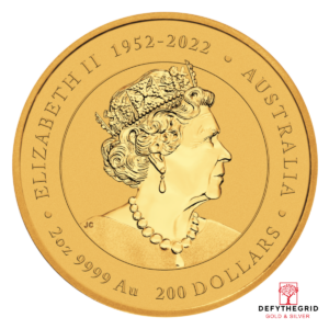 2024 2 OZ PERTH MINT GOLD DRAGON (LUNAR SERIES) Reverse product photo