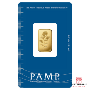 5 GRAM GOLD BAR PAMP ROSA Obverse product photo