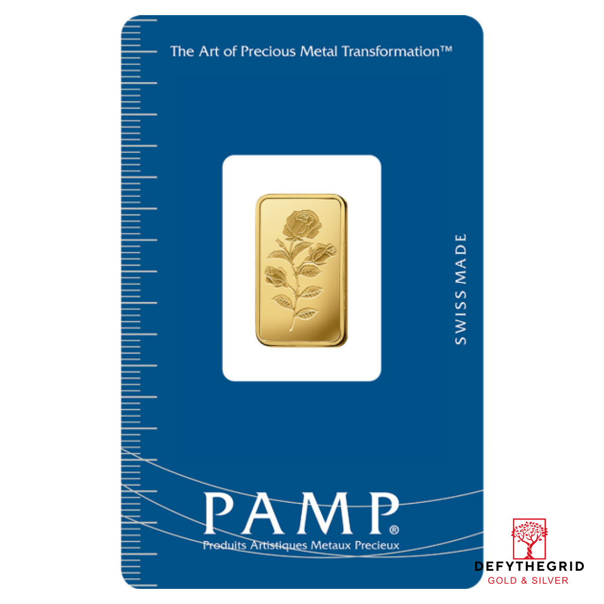 5 GRAM GOLD BAR PAMP ROSA Obverse product photo