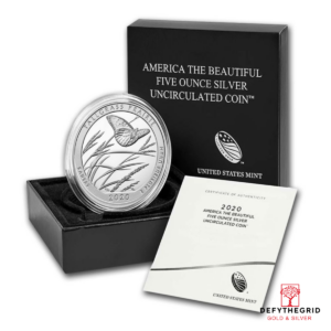 5 OZ SILVER AMERICA THE BEAUTIFUL SPECIMEN COLLECTOR VERSION Obverse product photo