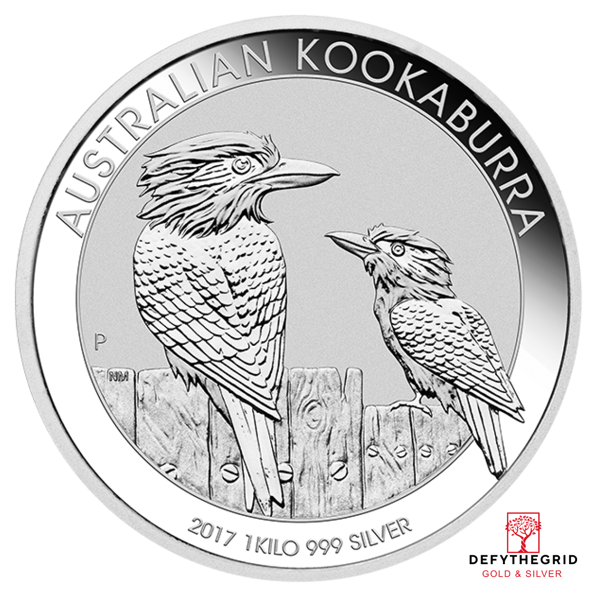 KILO AUSTRALIAN SILVER KOOKABURRA Obverse product photo