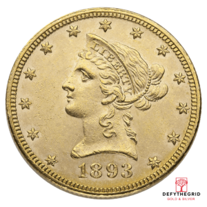 $10 U.S. GOLD LIBERTY BU Obverse product photo