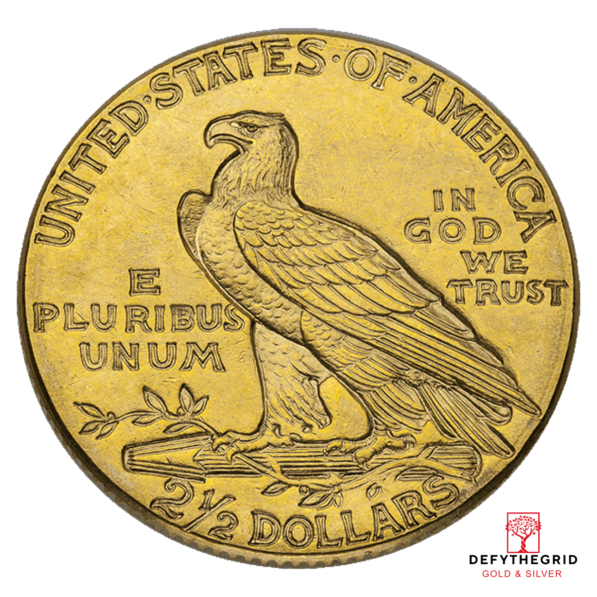 $2.5 U.S GOLD INDIAN BU Reverse product photo