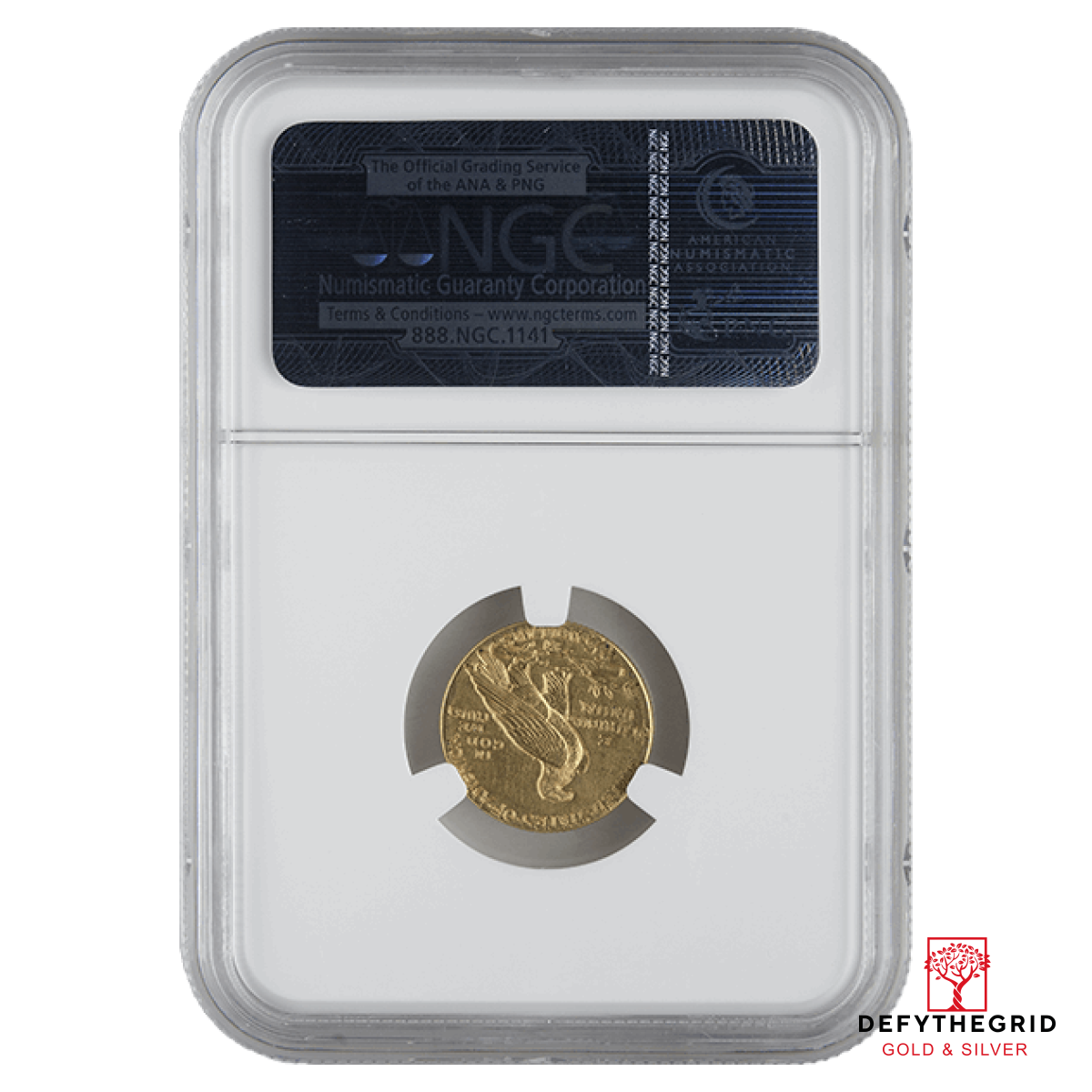 $2.5 U.S. GOLD INDIAN NGC62 Reverse product photo