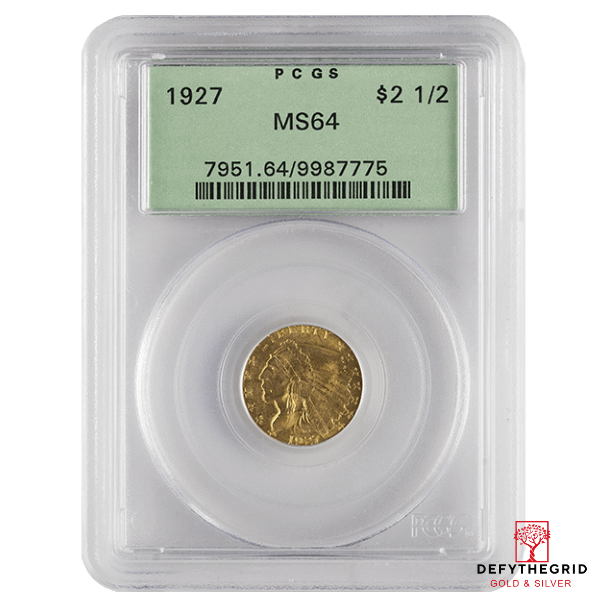 $2.5 U.S. GOLD INDIAN PCGS64 Obverse product photo