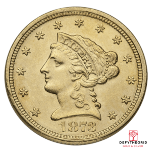 $2.5 U.S. GOLD LIBERTY BU Obverse product photo