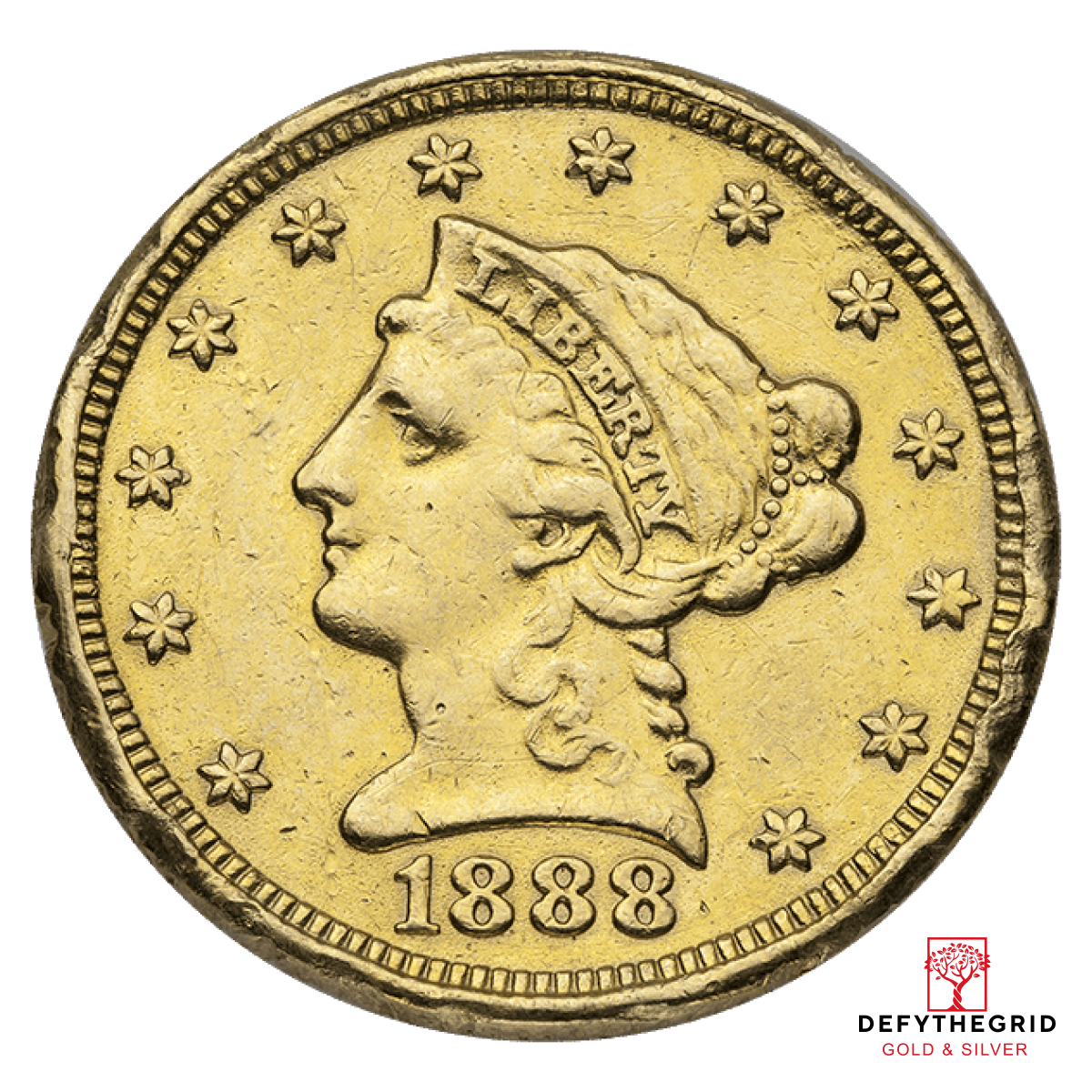 $2.5 U.S. GOLD LIBERTY LP Obverse product photo