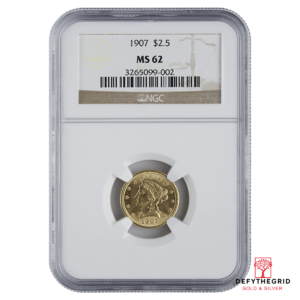 $2.5 U.S. GOLD LIBERTY NGC62 Obverse product photo