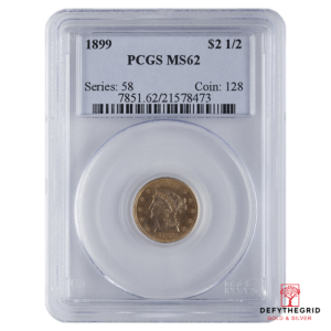 $2.5 U.S. GOLD LIBERTY PCGS62 Obverse product photo
