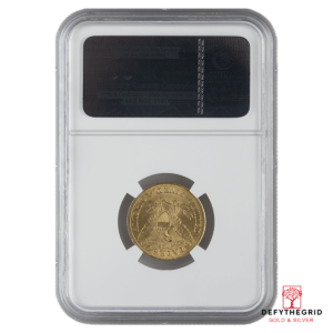 $5 U.S. GOLD LIBERTY NGC MS65 Reverse product photo