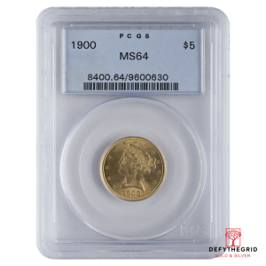 $5 U.S. GOLD LIBERTY PCGS64 Obverse product photo