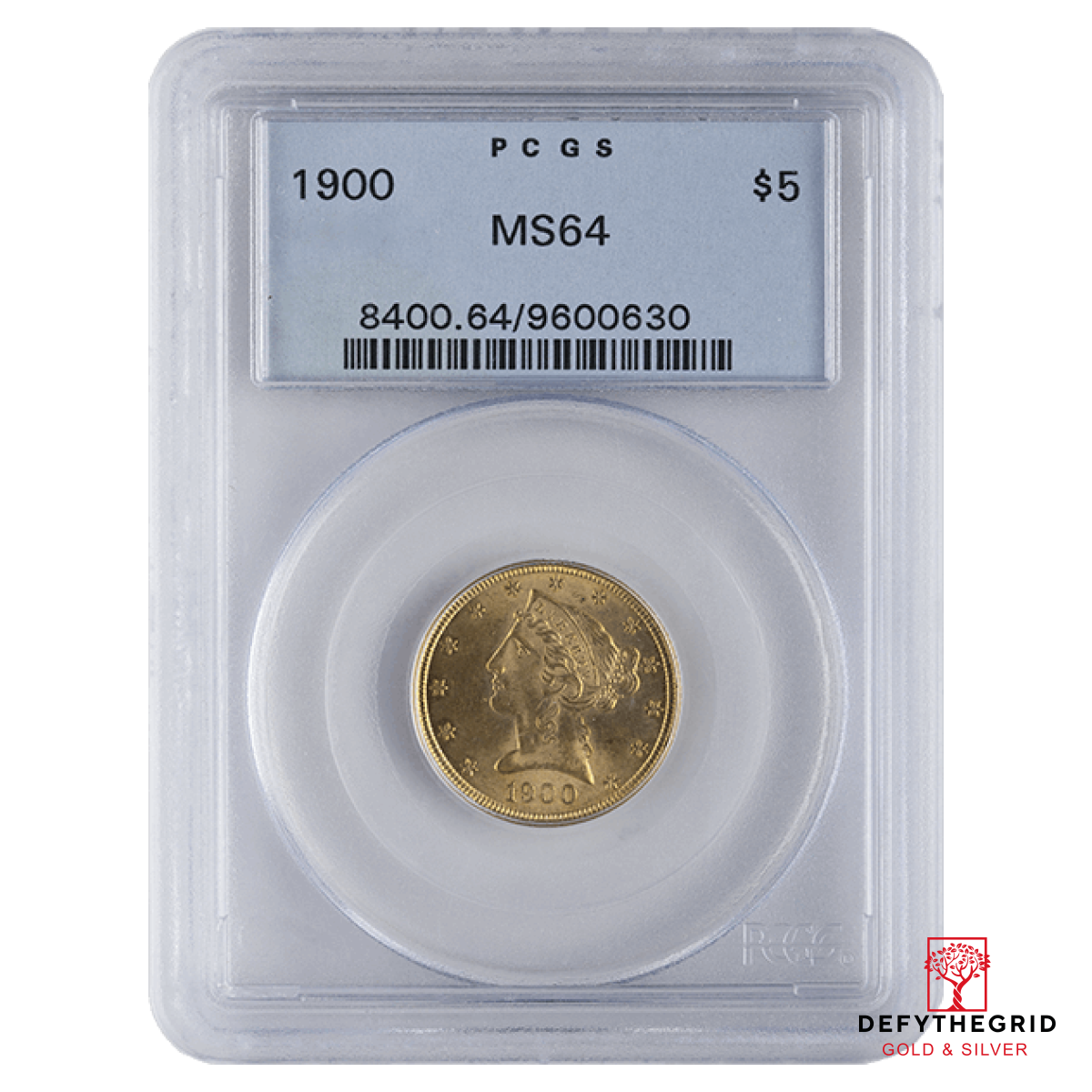 $5 U.S. GOLD LIBERTY PCGS64 Obverse product photo