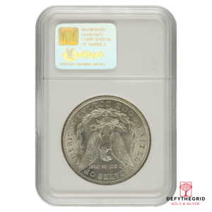 1921 AMERICAN SILVER MORGAN DOLLAR NGC65 Reverse product photo