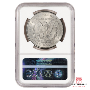 1878-S MORGAN SILVER DOLLAR NGC BU G.T. MORGAN LABEL Reverse product photo