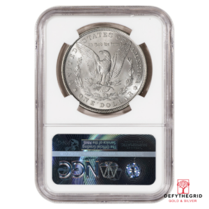 1881-S MORGAN SILVER DOLLAR NGC BU G.T. MORGAN LABEL Reverse product photo