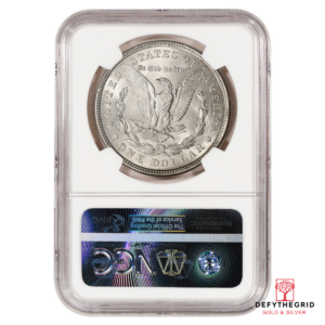 1921 AMERICAN SILVER MORGAN DOLLAR NGC64 Reverse product photo