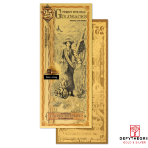 2019 25 Utah Goldback