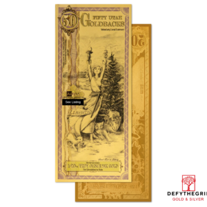 2019 50 Utah Goldback