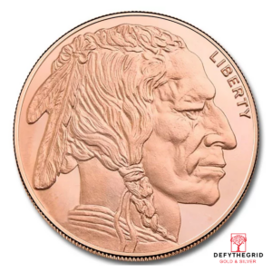 1 oz Copper Round - Buffalo