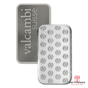 100 GRAM PLATINUM BAR Reverse product photo