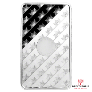 100 OZ SILVER BAR SUNSHINE Reverse product photo