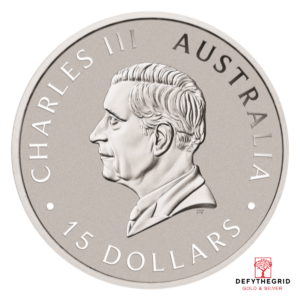 2024 1/10 OZ PLATINUM KOOKABURRA Reverse product photo