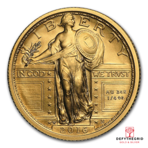 2016 1/4 OZ U.S. GOLD STANDING LIBERTY Obverse product photo