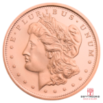 1 OZ COPPER ROUND MORGAN Obverse product photo