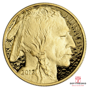 2012 1 OZ AMERICAN GOLD BUFFALO PROOF Reverse product photo