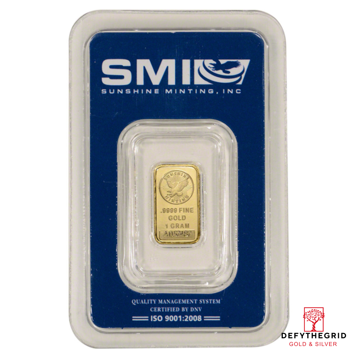 1 GRAM GOLD BAR SUNSHINE Obverse product photo