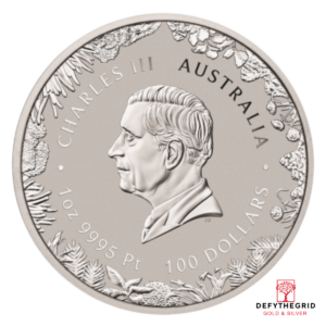 2026 1 OZ PERTH PLATINUM WONDERS OF AUSTRALIA THE OUTBACK Reverse product photo