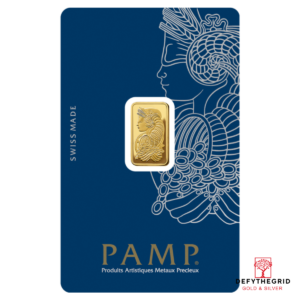 2.5 GRAM GOLD BAR PAMP Obverse product photo