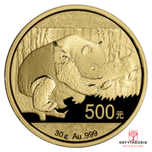 30 GRAM CHINESE GOLD PANDA (NO PLASTIC) Obverse product photo