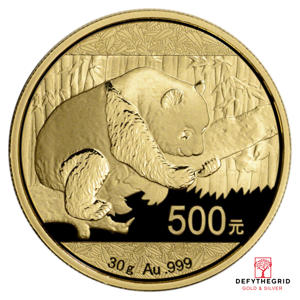 30 GRAM CHINESE GOLD PANDA (NO PLASTIC) Obverse product photo