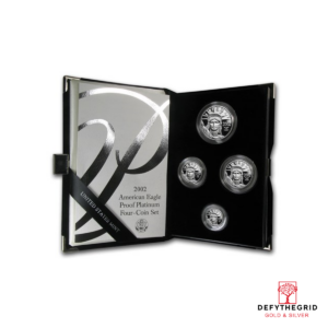 4-PIECE AMERICAN PLATINUM EAGLE PROOF SET WITH ORIGINAL BOX AND PAPERS Obverse product photo