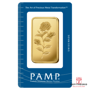 50 GRAM GOLD BAR PAMP ROSA Obverse product photo