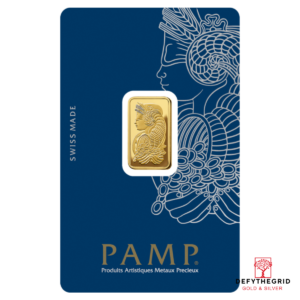 5 GRAM GOLD BAR PAMP Obverse product photo