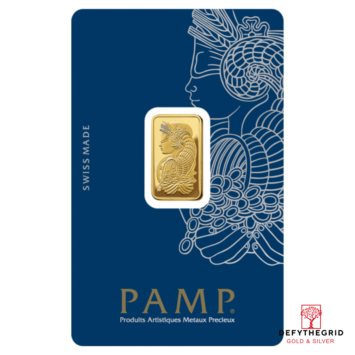 5 GRAM GOLD BAR PAMP Obverse product photo