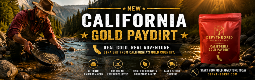 California Gold Paydirt Banner