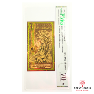 2019 Utah 1 Goldback Graded MS70 FDOI