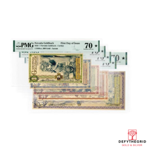 2020 Nevada FDOI Goldback Set PMG MS70