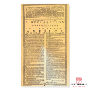The Holt Declaration of Independence