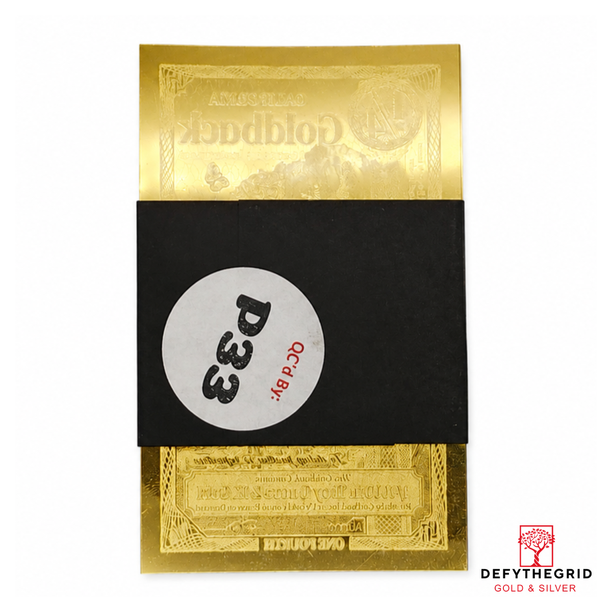 1/4 California Goldback Gold Aurum Notes (100 pack, Alpha, BRAND NEW) - Image 2