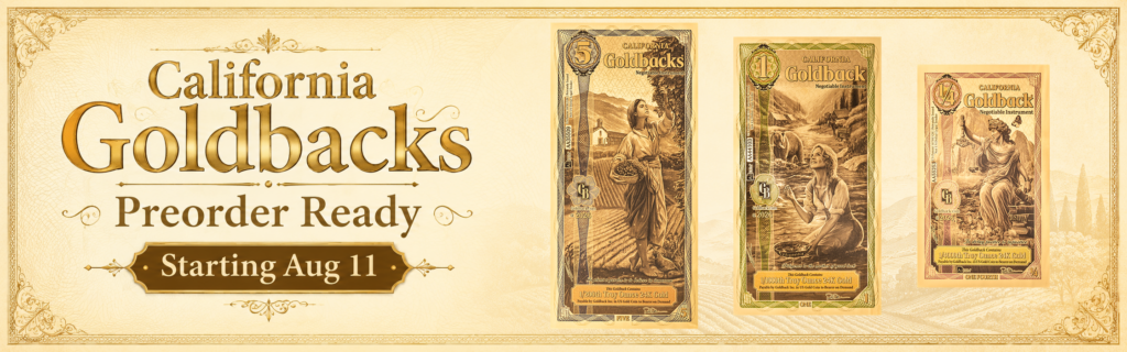 California Goldbacks are Ready to Preorder