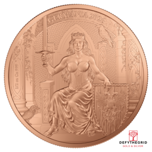 2026 1/2 OZ COPPER ROUND GERMANIA Obverse product photo
