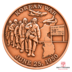 1 OZ COPPER ROUND KOREAN WAR Obverse product photo