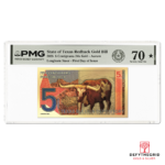 2025 State of Texas Redback 5 Centigram (graded MS70)