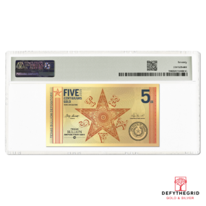 2025 State of Texas Redback 5 Centigram (graded MS70)