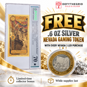3 Nevada Goldback (Graded MS-70 2026 Limited Early Release) ***SHIPS OCT 30***